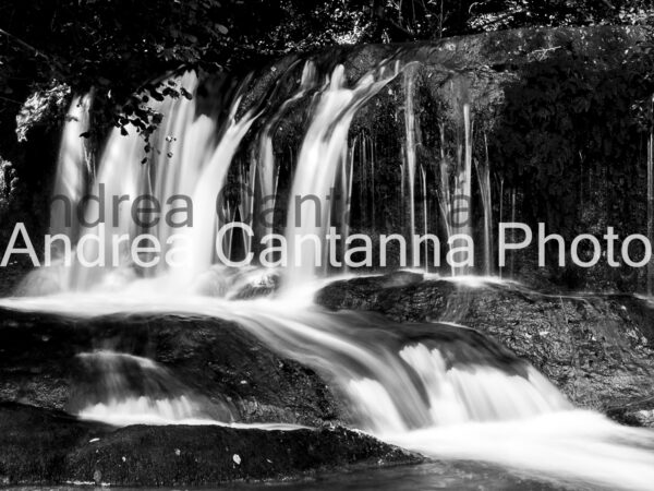 Cascate, Stampa su tela di cotone , colore panorama