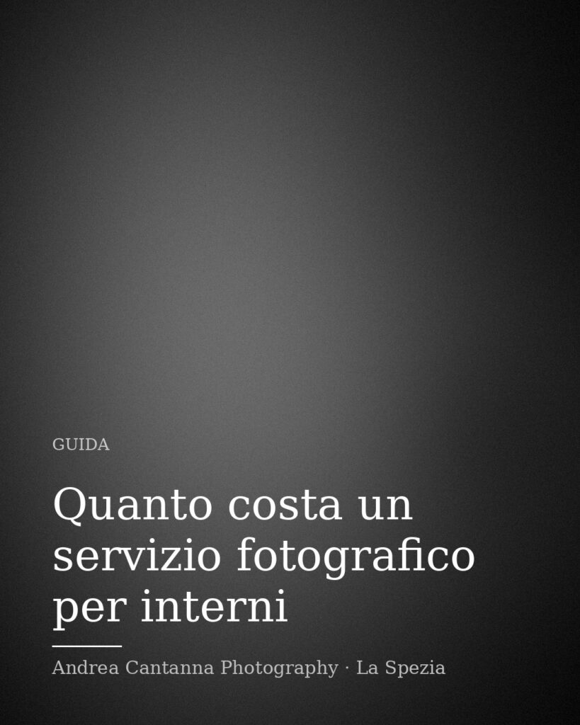 Verticali dritte: perché nelle foto di interni contano più di quanto sembri